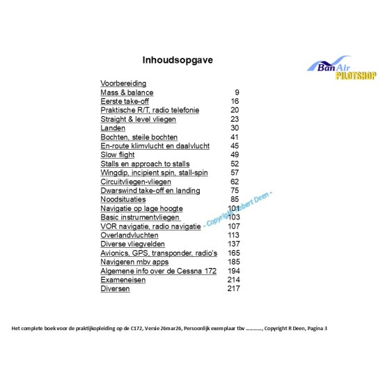 E-Book Praktijkopleiding op de Cessna 172 E-Book Praktijkopleiding op de Cessna 172