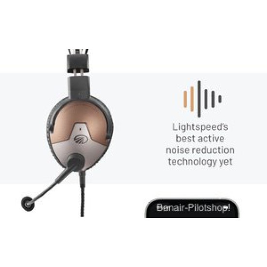 LIGHTSPEED DELTA ZULU ANR HEADSET WITH BLUETOOTH